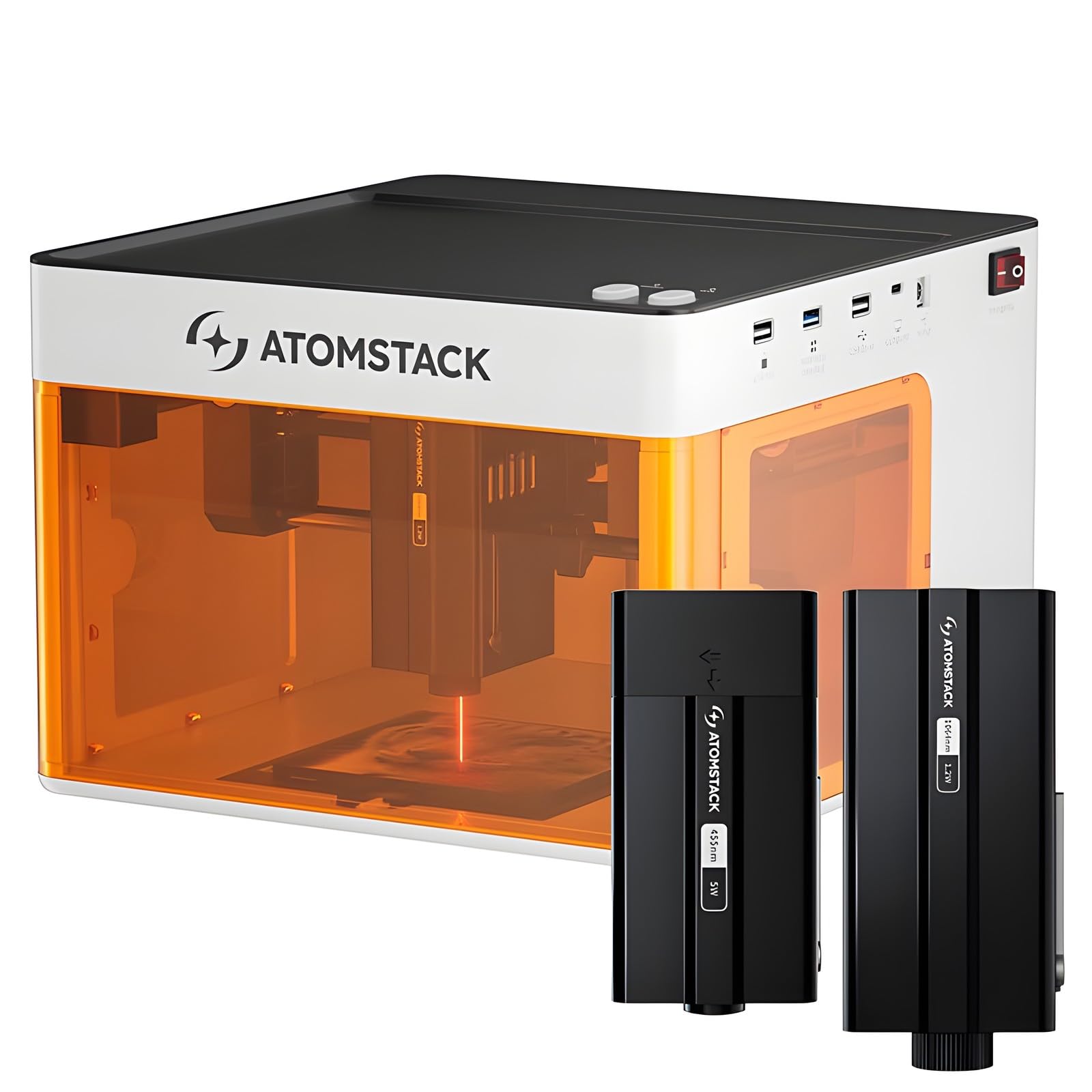 Amazon | ビームテック（Beamtec）ATOMSTACK P1デュアルレーザー彫刻機