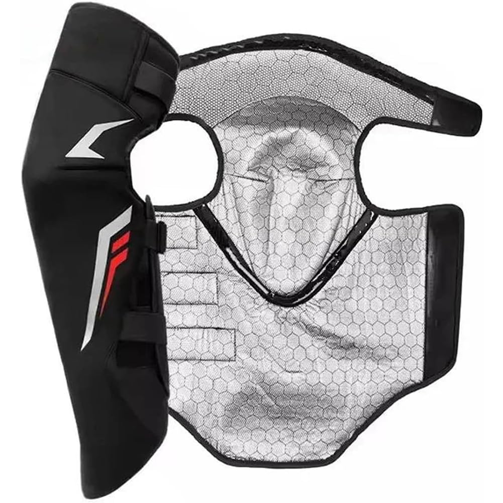 Ginocchiere Motociclistiche, Manicotti Gambe Invernali MTB Antivento Freddo Anti-Wrestling Protezione del Ginocchio Motociclistico für Mountainbike, Motocross Red