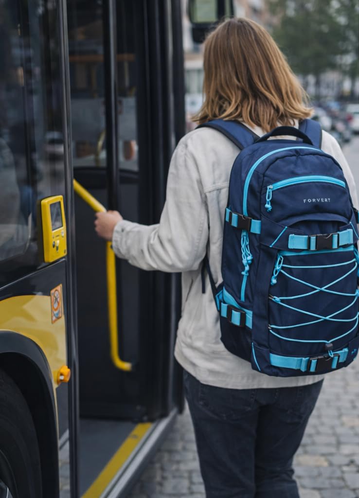 Forvert Ice Louis 25 L Skateboard Rucksack Navy/Blue