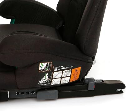 ebebek baby plus Booster | Portable Car Seats for Kids, Comfortable Travels with Your Little, Compact, Convenient for Everyday Use, 4 to 12 Years (Black)