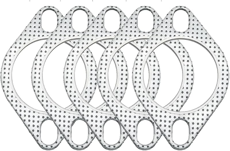 Junta de flange do escapamento Tabazy 2,5 polegadas (63,5 mm) para turbo, coletor e downpipe – Kit com 5 unidades