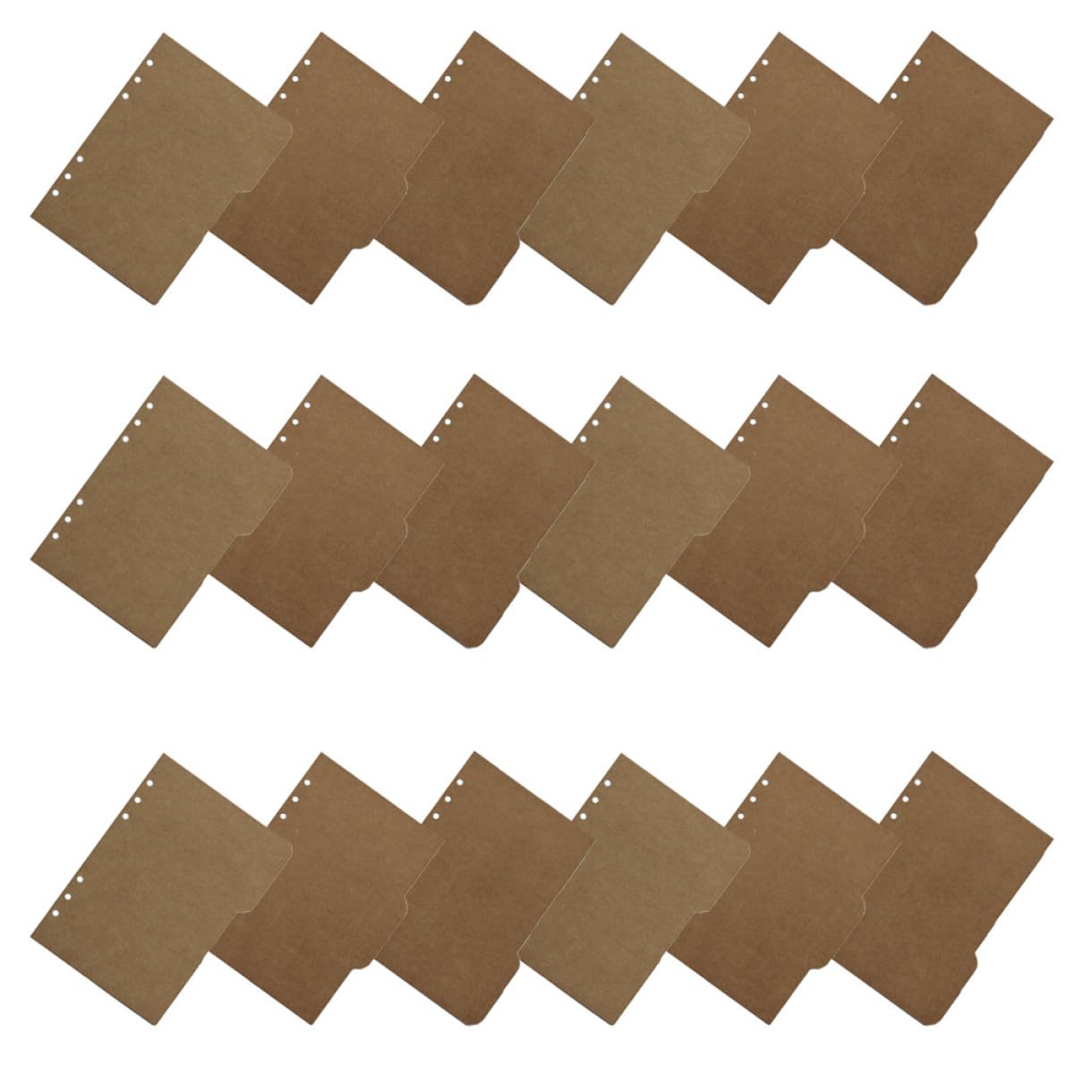Separadores de páginas de papel kraft ULTECHNOVO para clasificar documentos 8