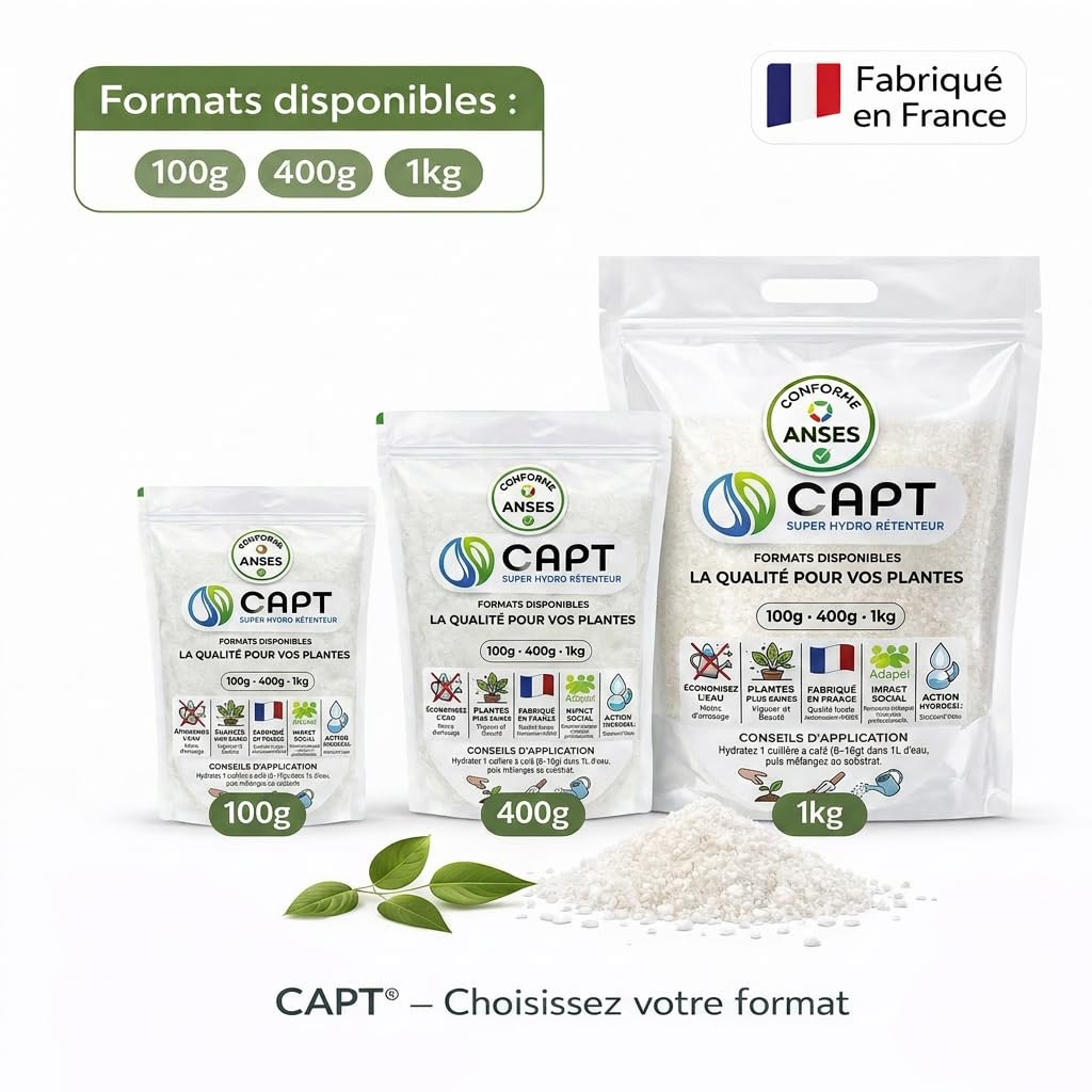 CAPT Super Hydro - Contenitore d'acqua per piante interne ed esterne, 400 grammi