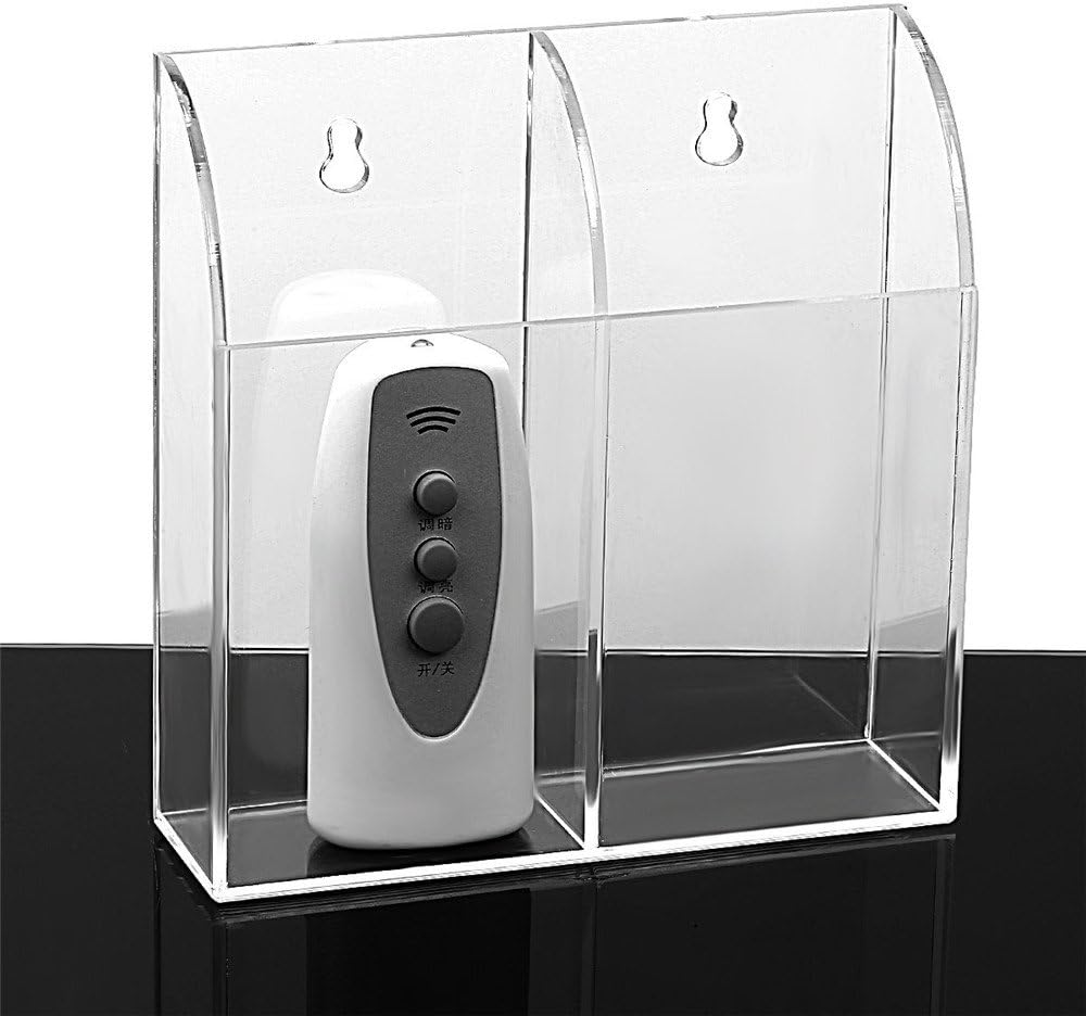 MyJell Acrylic TV Remote Control Holder Wall Mount Storage