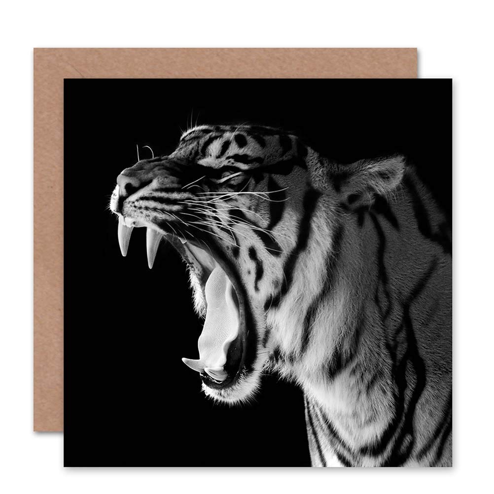 Wee Blue Coo GREETINGS CARD BIRTHDAY GIFT ANIMAL BIG CAT TIGER ROAR