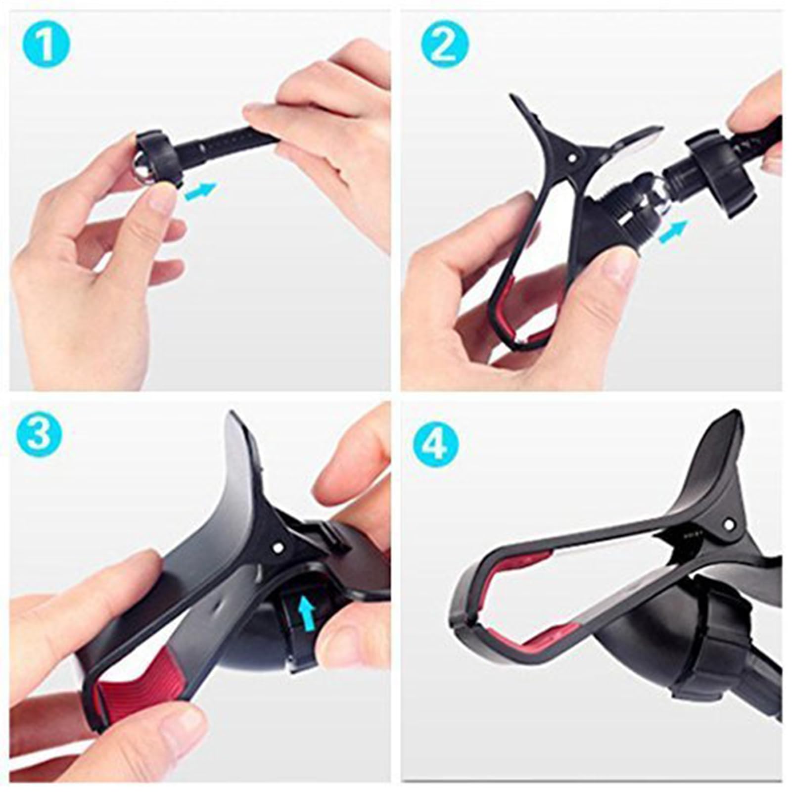 Générique Support Téléphone à Col de Cygne - Bras Long Réglable avec Support pour Tête de Lit ou Chevet,Pince Multifonction pour Smartphones - Fixation Stable Gym, Chambre, Cuisine