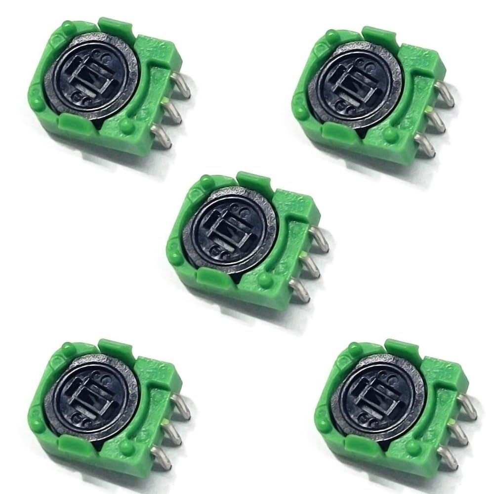 5 Pcs Servo Potentiometer B5K B502 Carbon Film Angle 300 ° for Remote-Controlled Aircraft and Vehicle Models SG90 9g Servo Mtor
