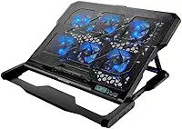 Cooler para Notebook com 6 Fans Led Azul Hexa Cooler - AC282