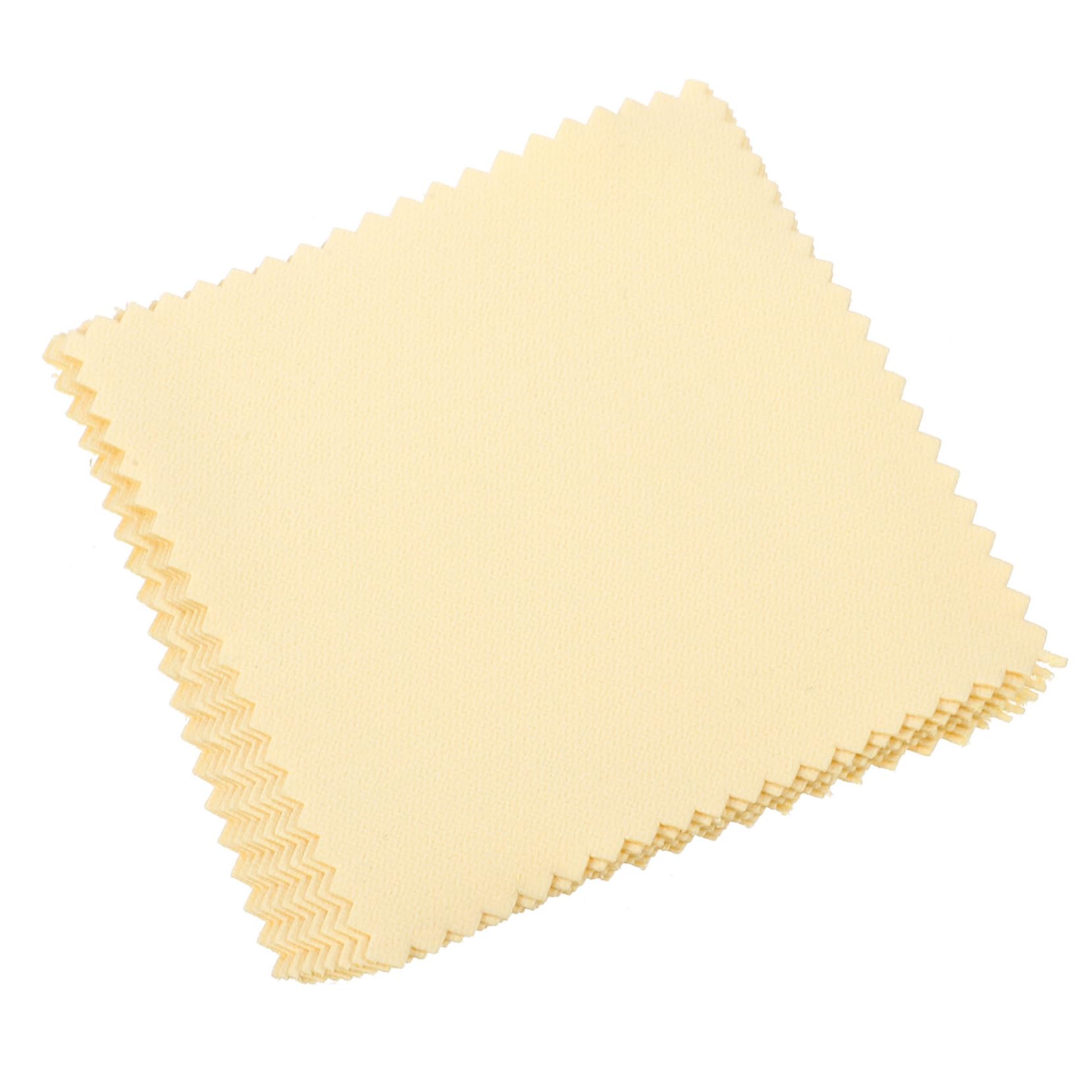 NUOBESTY 150 Piezas paño de limpieza de plata limpiar plata cleanseen paños joyas paños de limpieza de diamantes paño plateado para limpiar lente paño de pulido joyería de plata