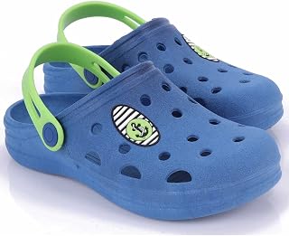 Babuche Infantil Masculino Âncora FanClub Kids - Royal/verde Fluor