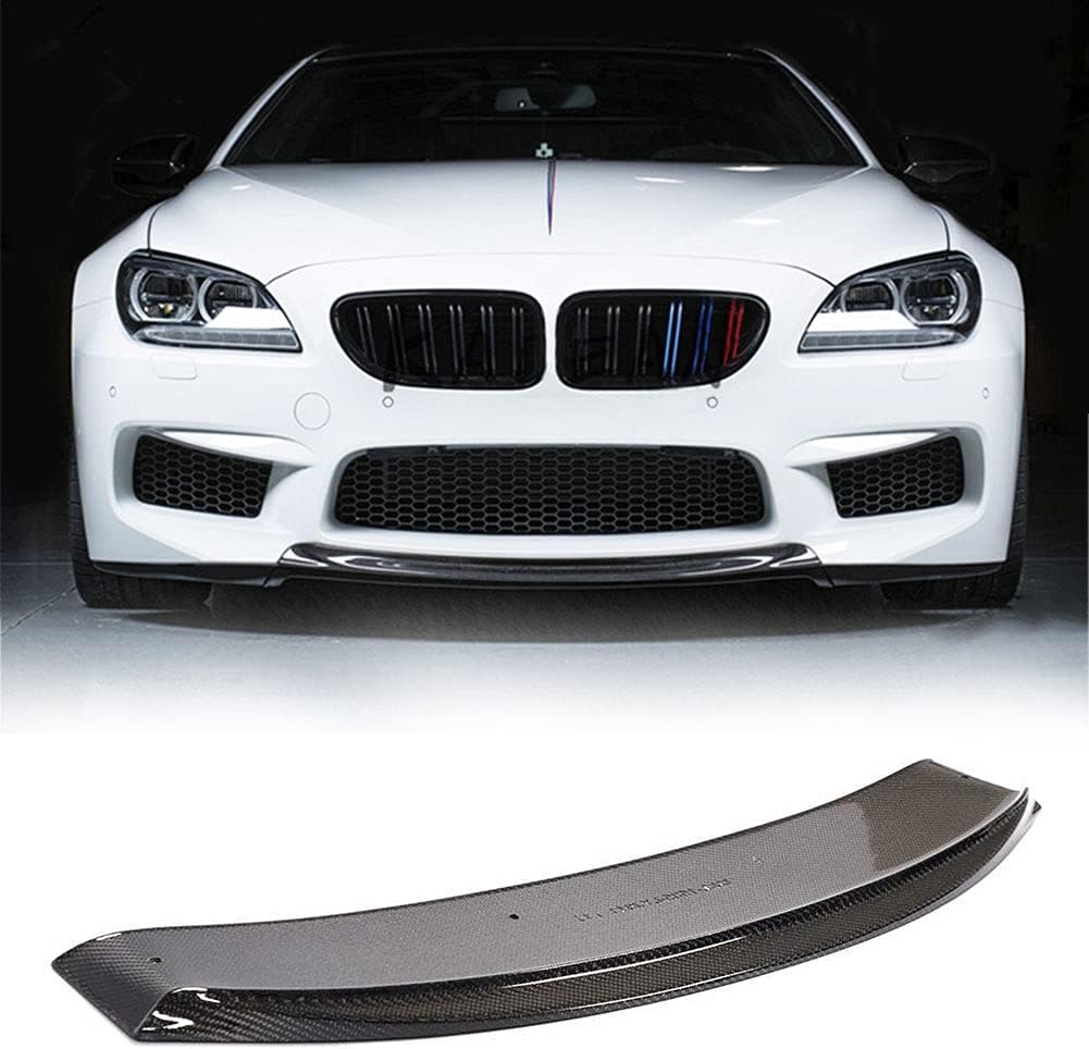 Real Carbon Fiber Front Bumper Lip Fits for BMW 6 Series F12 650i M-SPORT M Sport Coupe Convertible 2-Door 2012-2017 Factory Outlet Chin Spoiler Splitter Protector