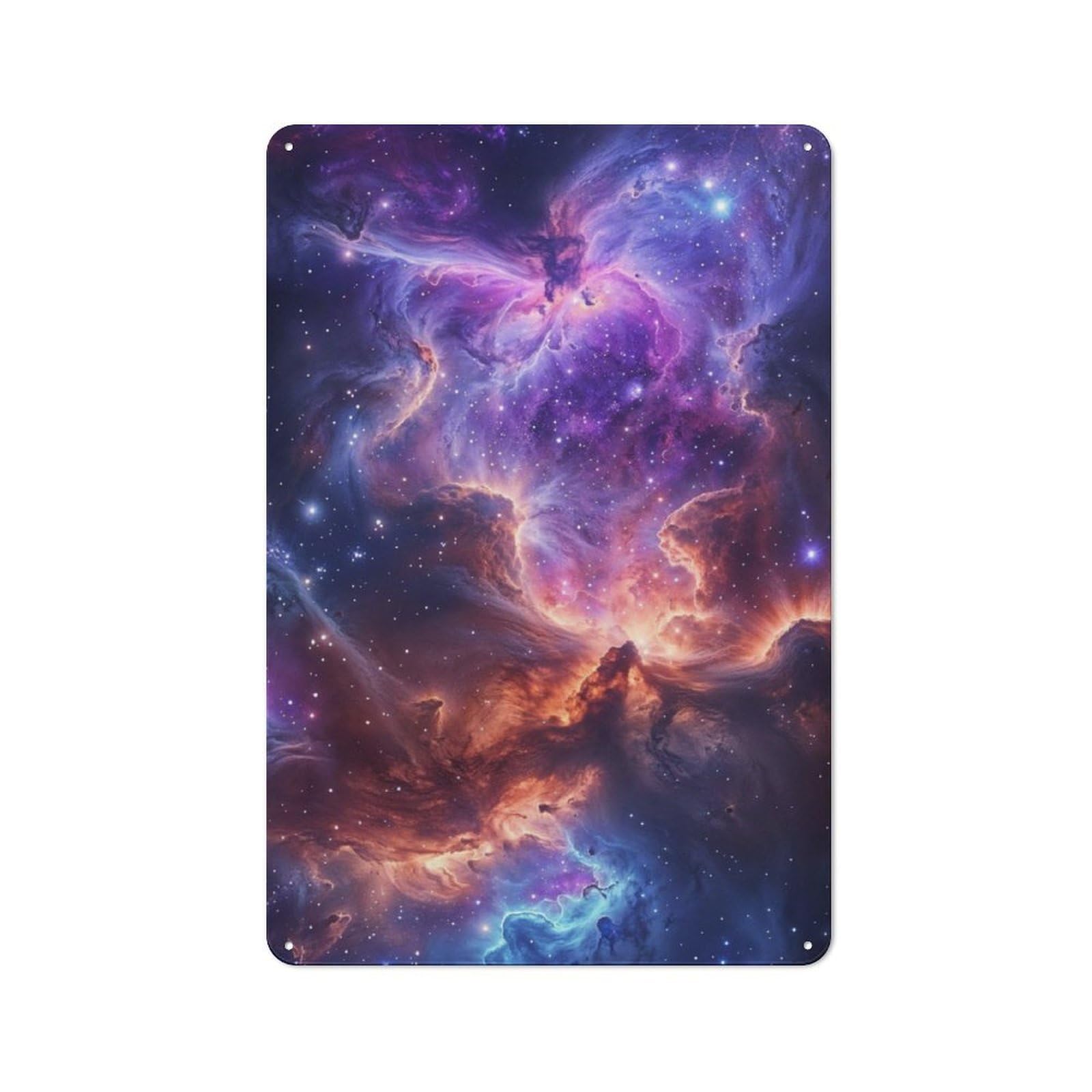Junmoney Nebula Dreams Rustic Metal Wall Sign 30X20cm For Kitchen Or Home Bar, Suited To Home Bar Enthusiasts