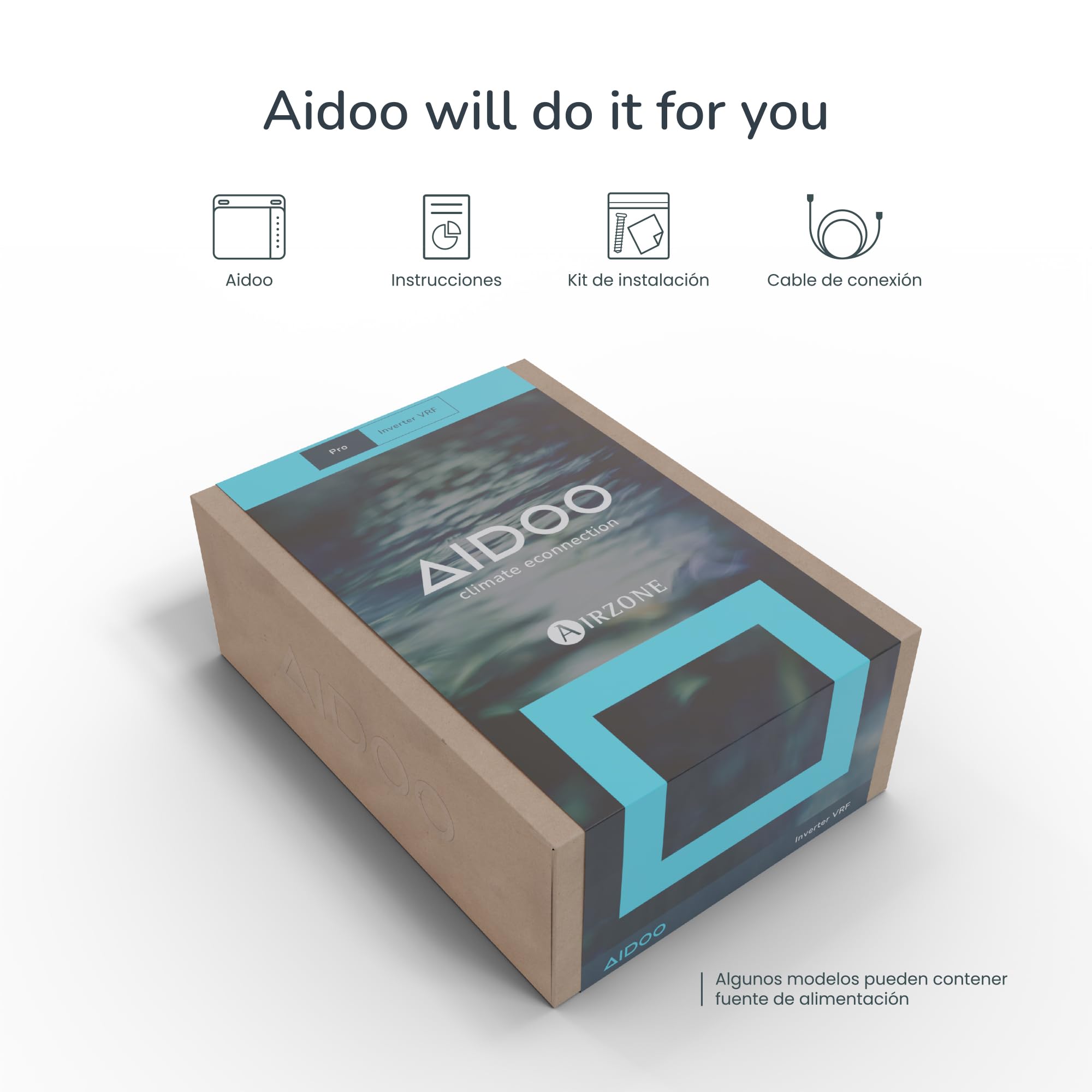 AIRZONE | Aidoo Pro Control de Aire Acondicionado | Compatible con Samsung NASA| Integración en Sistemas Nuevos y Antiguos | Inverter/VRF | Domótica | Wi-Fi | AZAI6WSPSA2