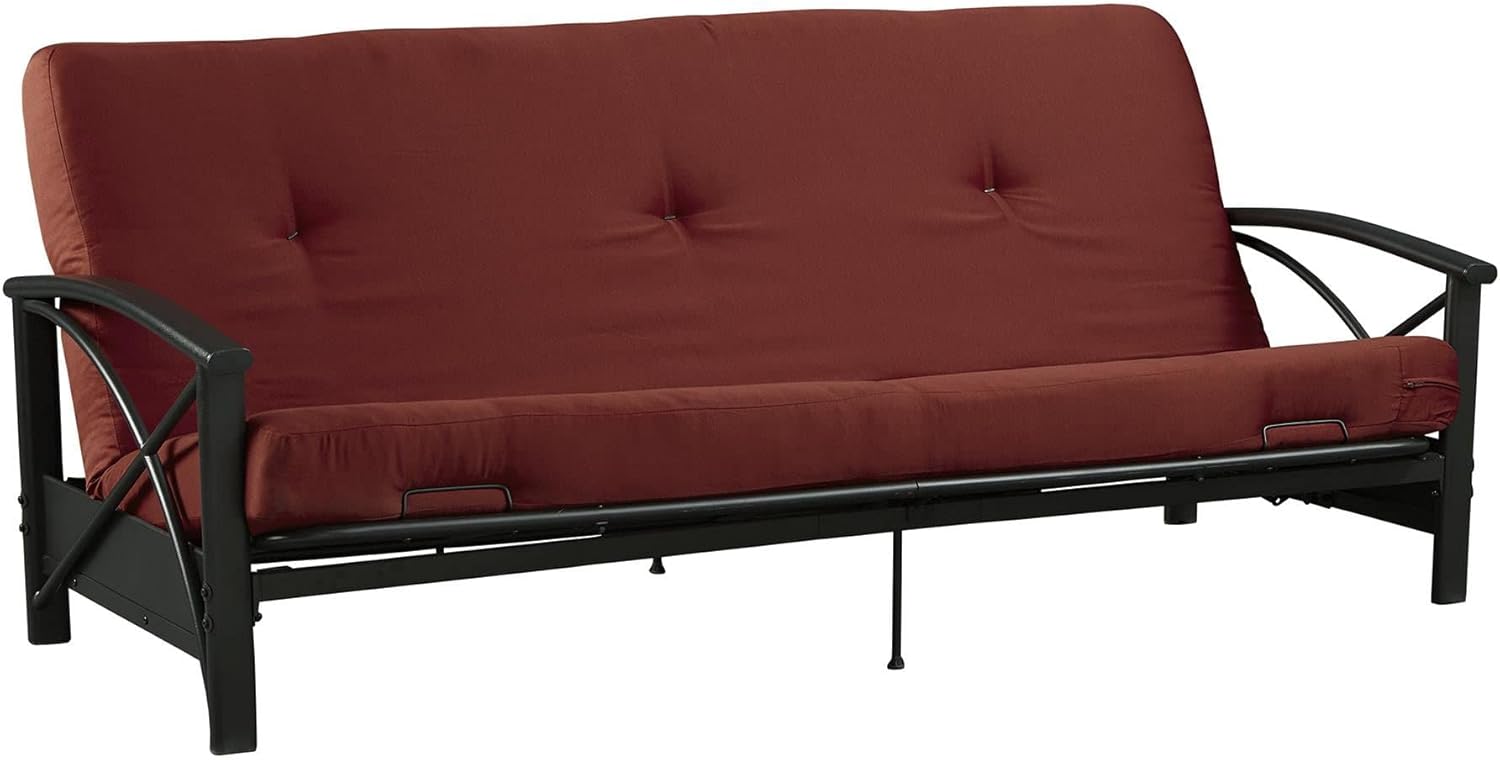 CAZOY 6 Inch Futon Mattress with Tufted Cover and Recycled