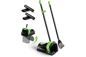 Doody Digger: Swivel Bin & Rake Pooper Scooper for Large Dogs