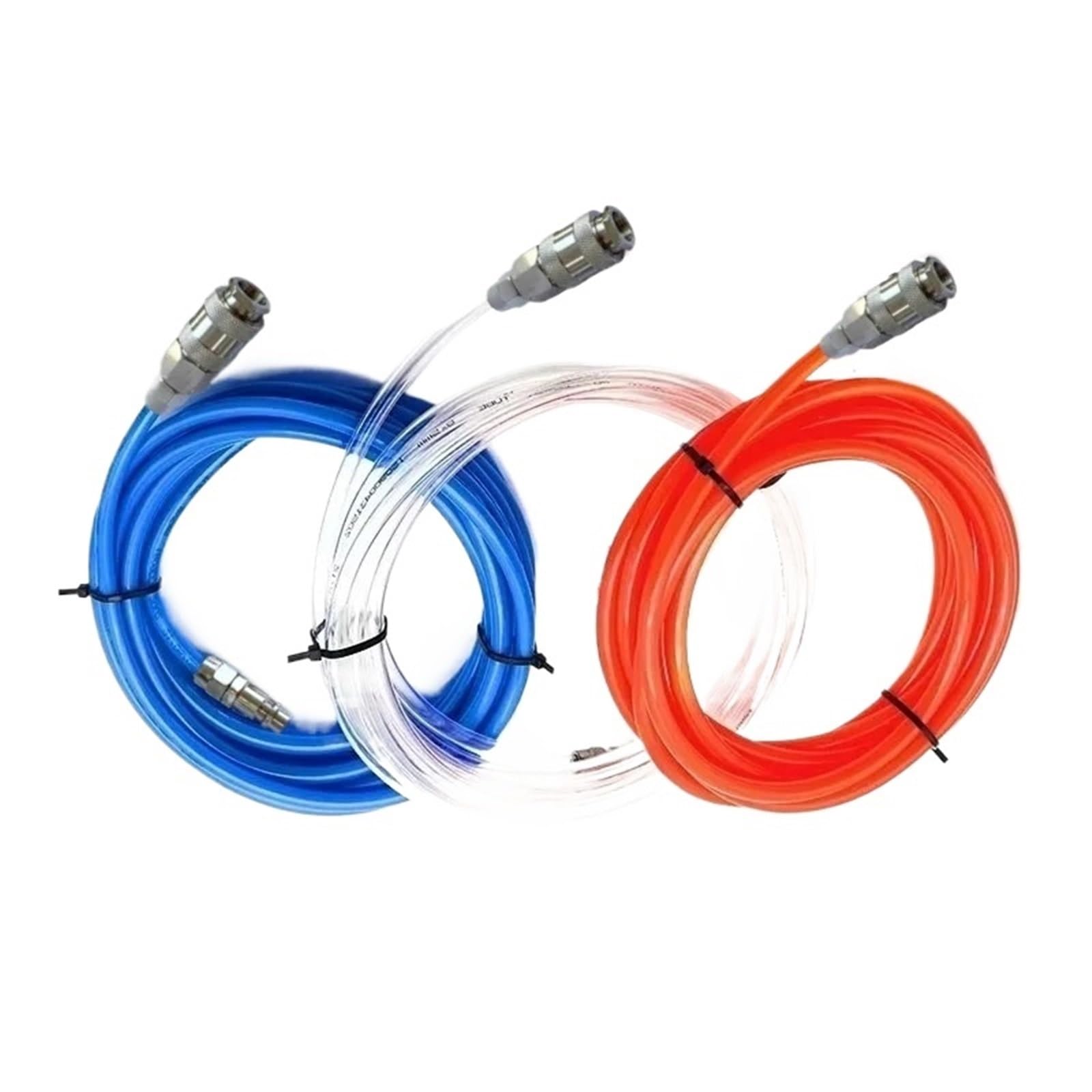 Tubo neumático recto de 8 x 5 mm, UE SP20 PP20, rojo, azul, blanco, 5 m, 10 m, 15 (blanco, 15 metros de UE)
