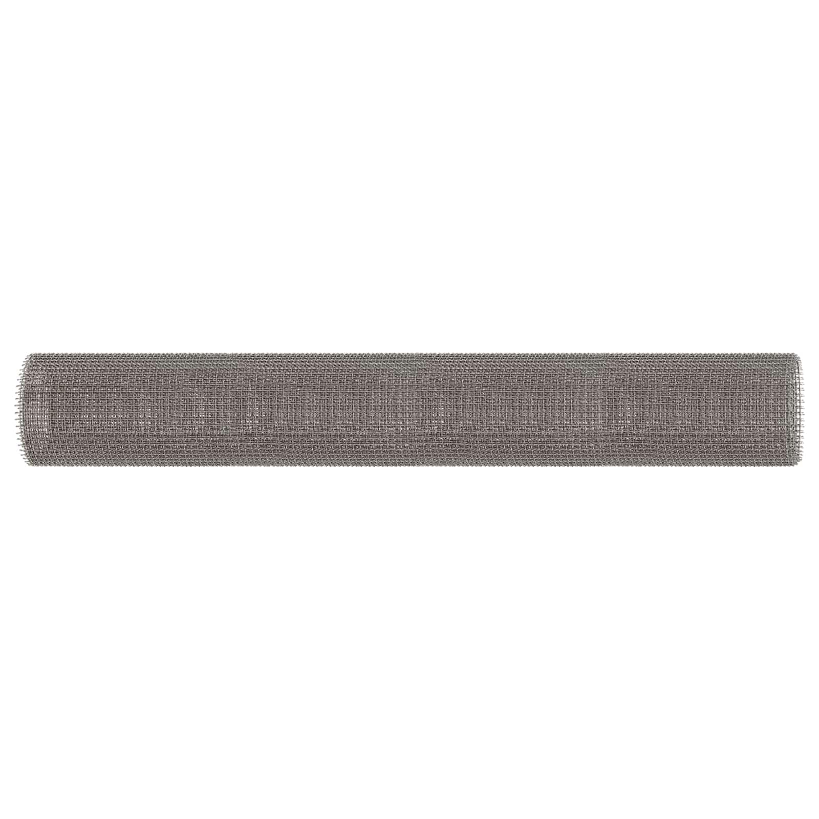 Rete Metallica in Acciaio Inox 80x200 cm, 3 Mesh per Giardino | Griglia metallica modellabile per recintare alberi e piante in giardino o creare coperture per l'orto domestico.