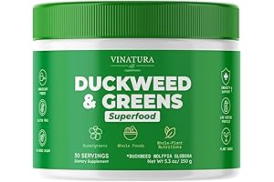 Wolffia Green: Duckweed & Spinach Powder - Smoothie Mix & Superfood Powder of Wolffia Globosa