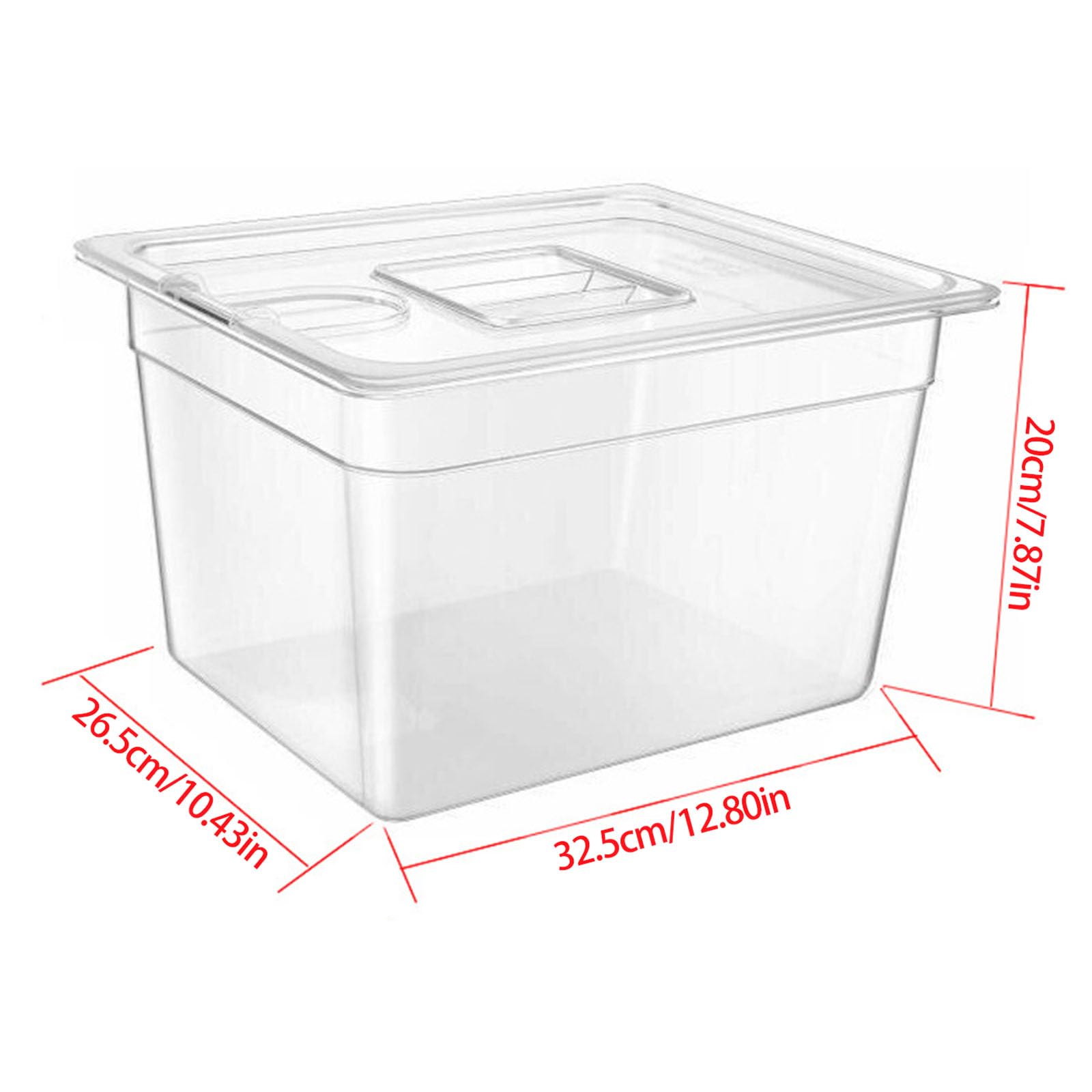 Family Kitchen Essential - Recipiente de cocina de baja temperatura, 12 L, para entusiastas culinarios y profesionales de cocina de cocción lenta