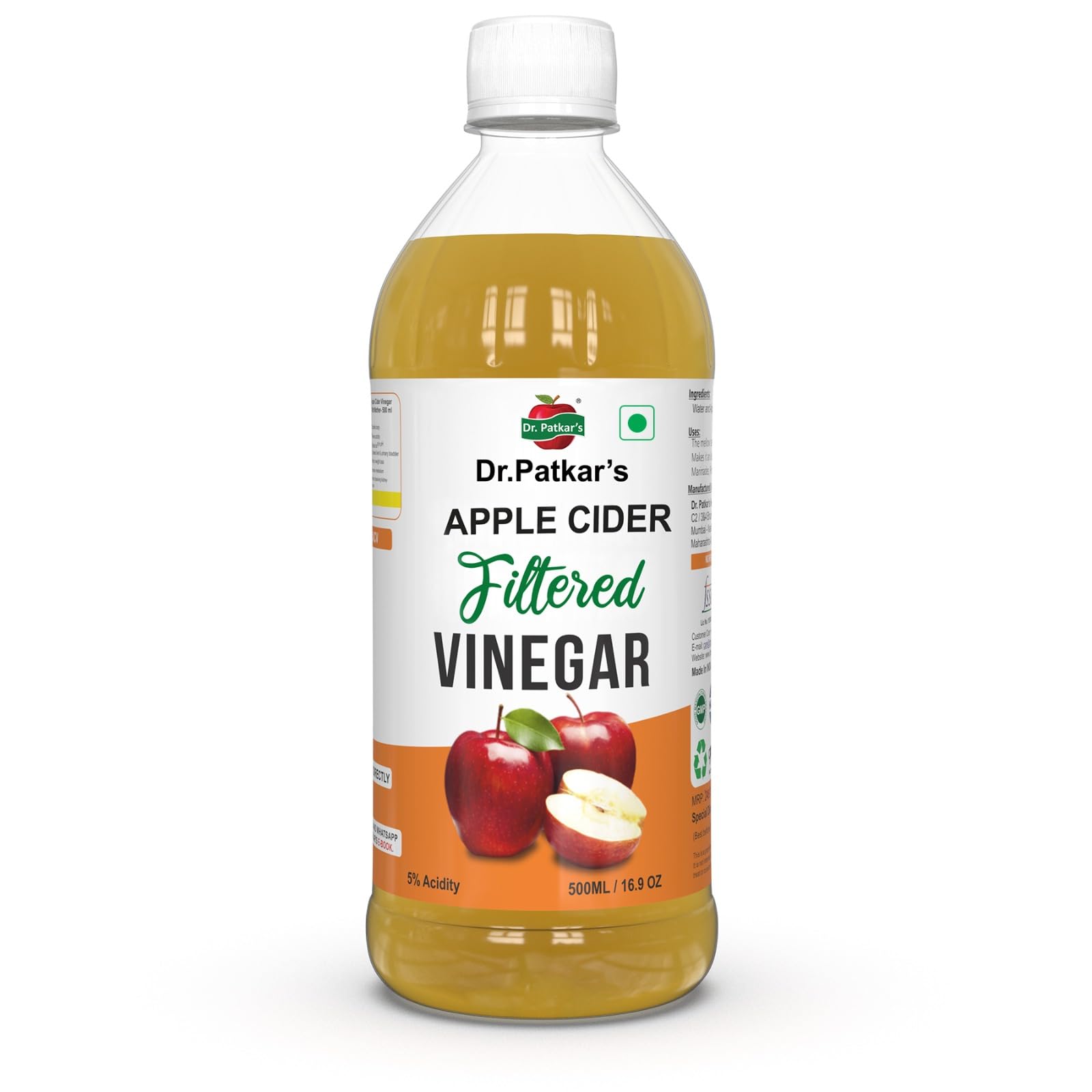 See full amazon price history chart for Dr. Patkars Apple Cider Filtered Vinegar | 5% Acidity | Suitable For Weight-loss | Best For Cooking and Salad Dressing I Marination | Pickling | Filtered and Handmade (500ml) Dr. Patkars Apple Cider Filtered Vinegar | 5% Acidity | Suitable For Weight-loss | Best For Cooking and Salad Dressing I Marination | Pickling | Filtered and Handmade (500ml) (B09SZ864S5) Amazon Price History, Amazon Price Tracker