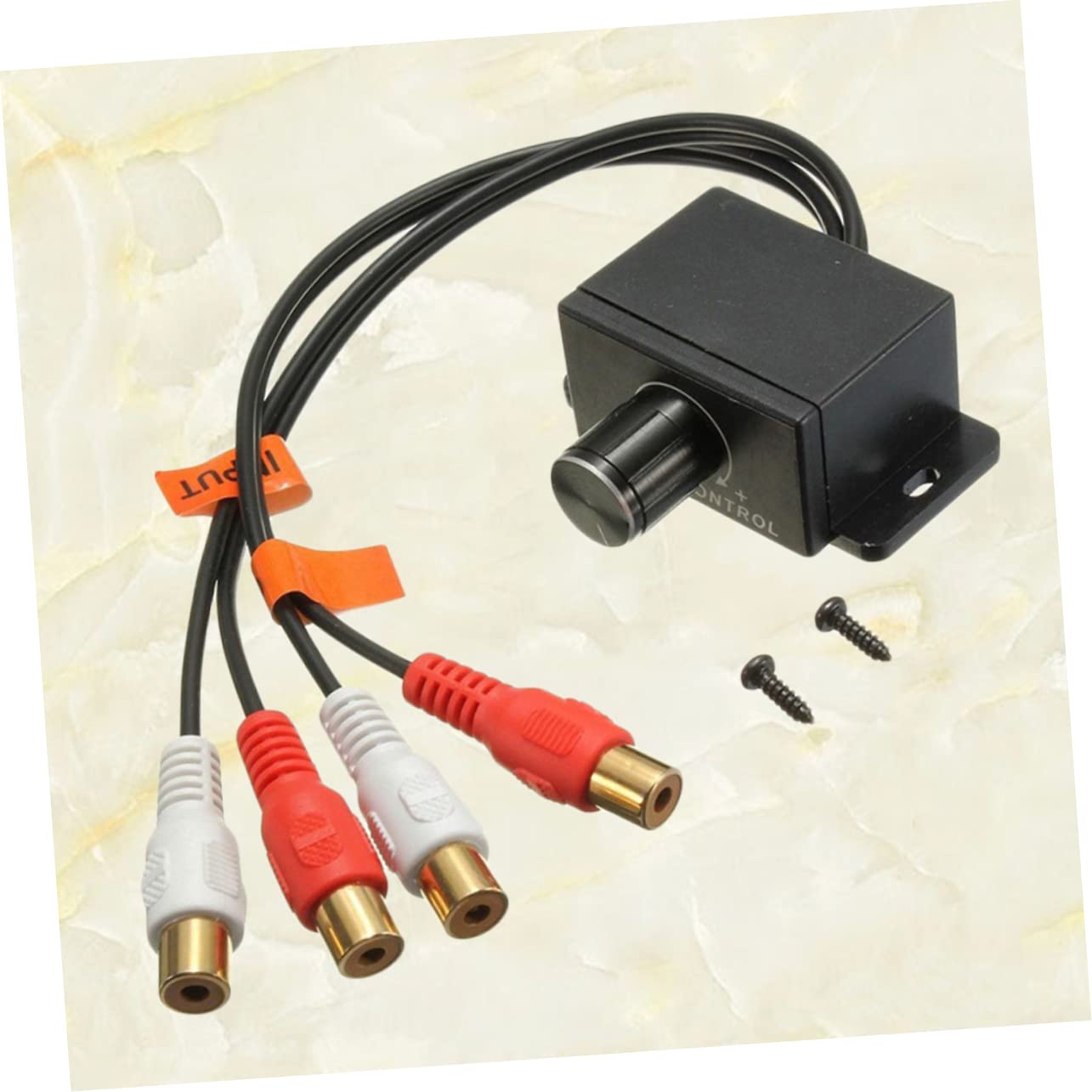 Happyyami 2Pcs Car Level Controller Audio Remote Volume Control Knob for Amplifier and Bass Casing for Car and SUV Audio Systems