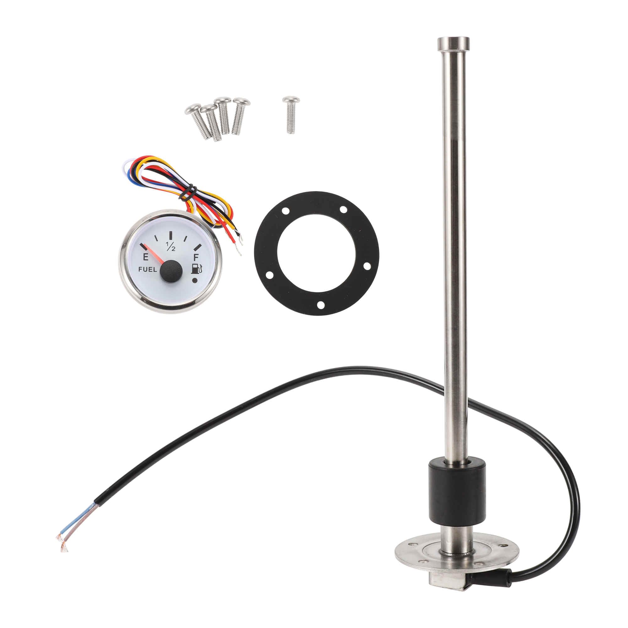A ABSOPRO 275mm Fuel Sending Unit Gauge Kit 10.8" for Boat Vehicle Truck RV
