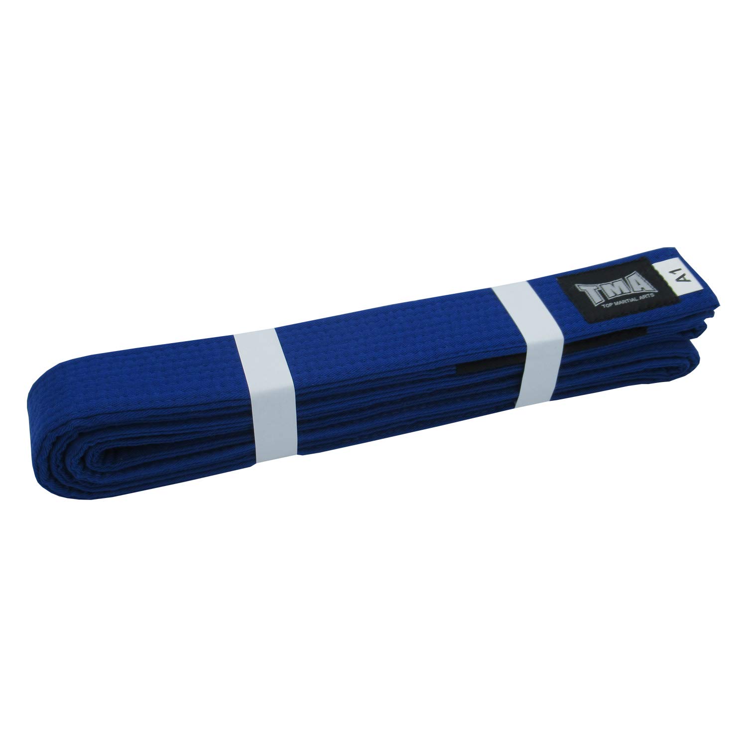 TMA Jiu Jitsu GI Belts BJJ Brazilian Fight Uniform Belt 100% Cotton MMA US (Blue, A2)