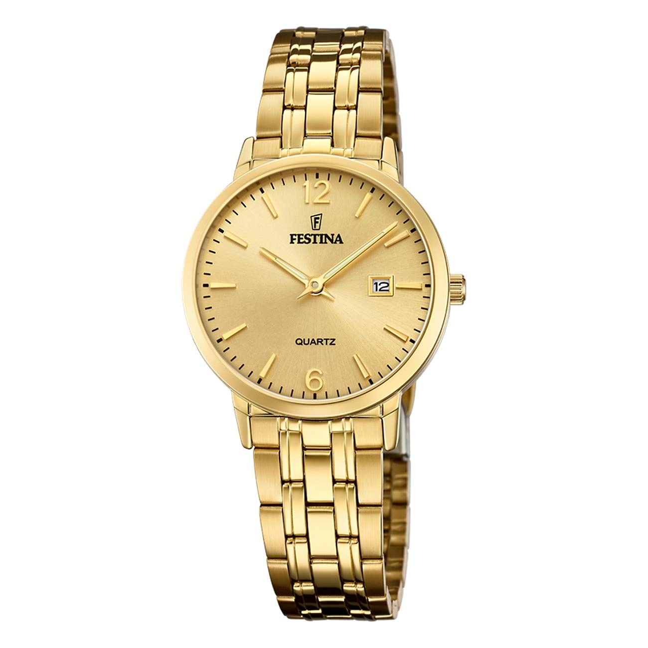 Festina Reloj Mujer F20514/3 Acero Clasico Caja de Acero Inoxidable 316l Dorado Correa de Acero Inoxidable 316l Dorado