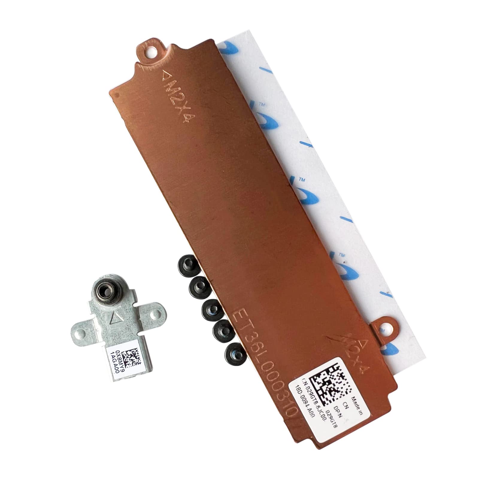 M.2 2280 SSD Kit de almohadilla térmica reemplazo para Dell G15 5510 5511 5515 soporte escudo 26XY1 disipador térmico Caddy X8MY9