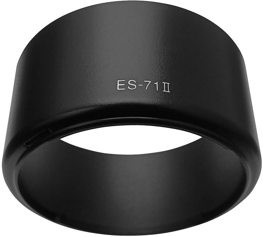 キヤノン　CANON EF50mm f1.4 フードES-71Ⅱ Amazon.com : ES-71Ⅱ Lens Hood for Canon EF 50mm f/1.4 USM