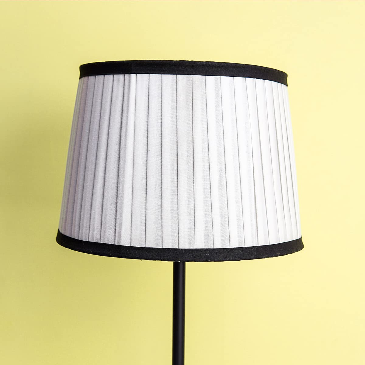 PineCraft International Pallina Lamp Shade Drum Shape Lampshade for Table Lamp & Floor Lamp 14 inch White Cotton Fabric Light Shade for Living Room, Bedroom & Study Room-image-26