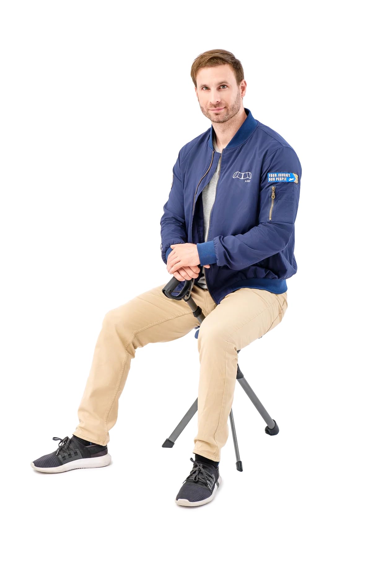 Amazon.co.jp: Ta-Da Chair Series2 PRO 杖椅子 ローズレッド 椅子に