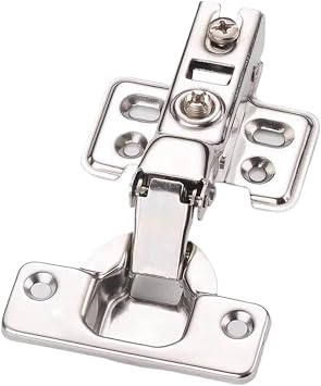 Hinges for Kitchen, Stainless Steel Hydraulic Cabinet Door Hinges Damper Buffer Soft Close Kitchen Cupboard Furniture Full/Half/Embed Size 3Full-Overlay Size 1Half Overlay