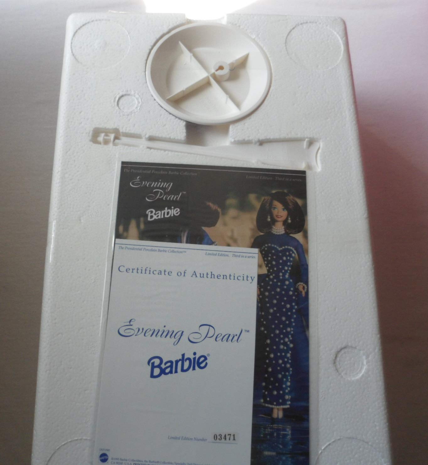 Barbie Collezione Porcellana - Evening Pearl - The Presidential Porcelain Collection 12825, Edizione Da Collezione