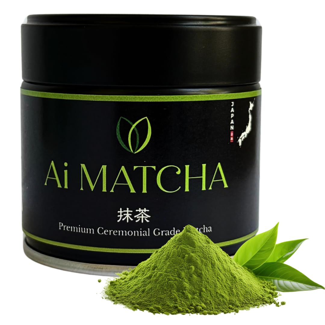 Ai Matchasuperior Ceremonial Grade Japanese Matcha Green Tea Powder 30g ...