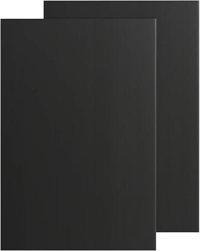 Miniatura 6 de T-SIGN - Cartel de plástico corrugado Coroplast en blanco, 24x36 pulgadas con 316 pulgadas de grosor para póster de repuesto de marco A, letrero