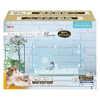 Amazon | [GEX]境界線のないオールクリアハムスター飼育ケース