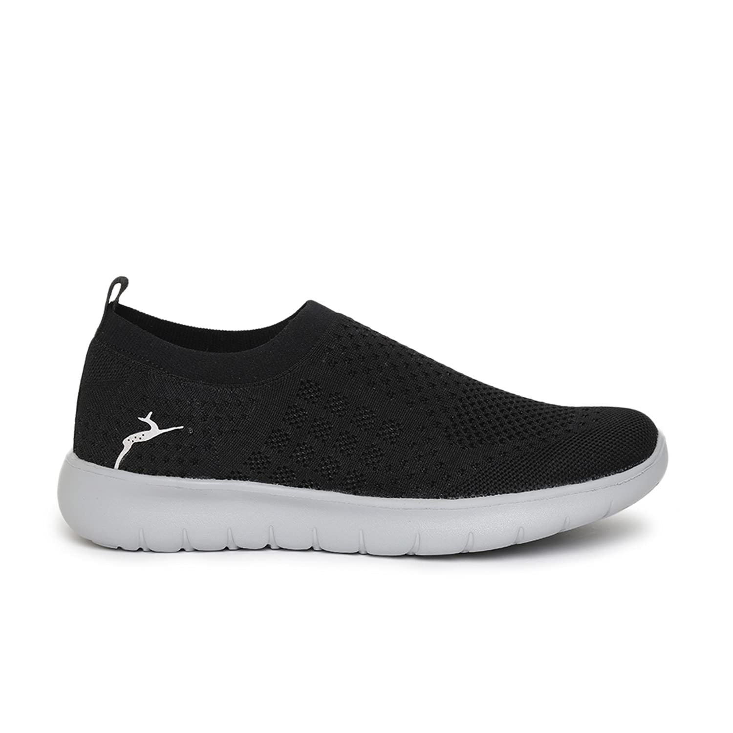 Marc Loire Women's Athleisure Comfortable Knitted Active Wear Slip-On Casual Shoes (Black, 7) 2