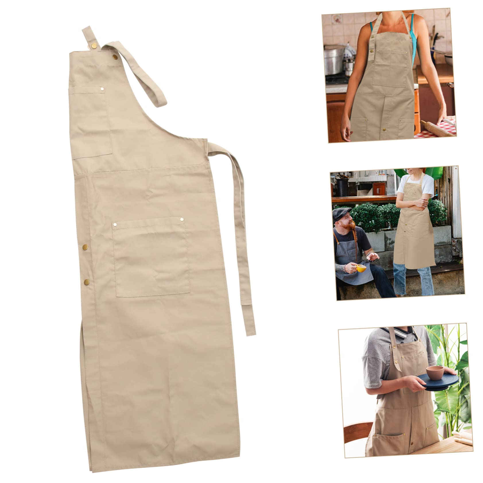 Künstler Schürze aus Robustem Canvas mit Taschen Ölfest und Tragbar für Malerei und Töpferarbeiten bei Kreativer Kunstgestaltung