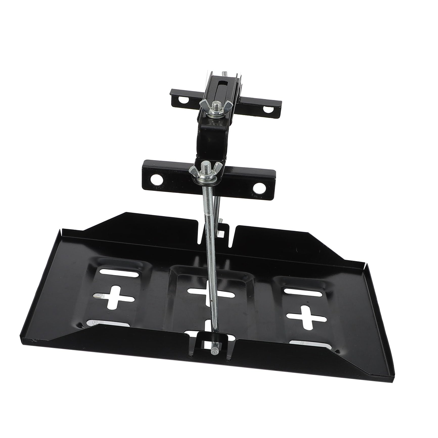 Support de Batterie de Voiture en Fer 1 Set, Noir