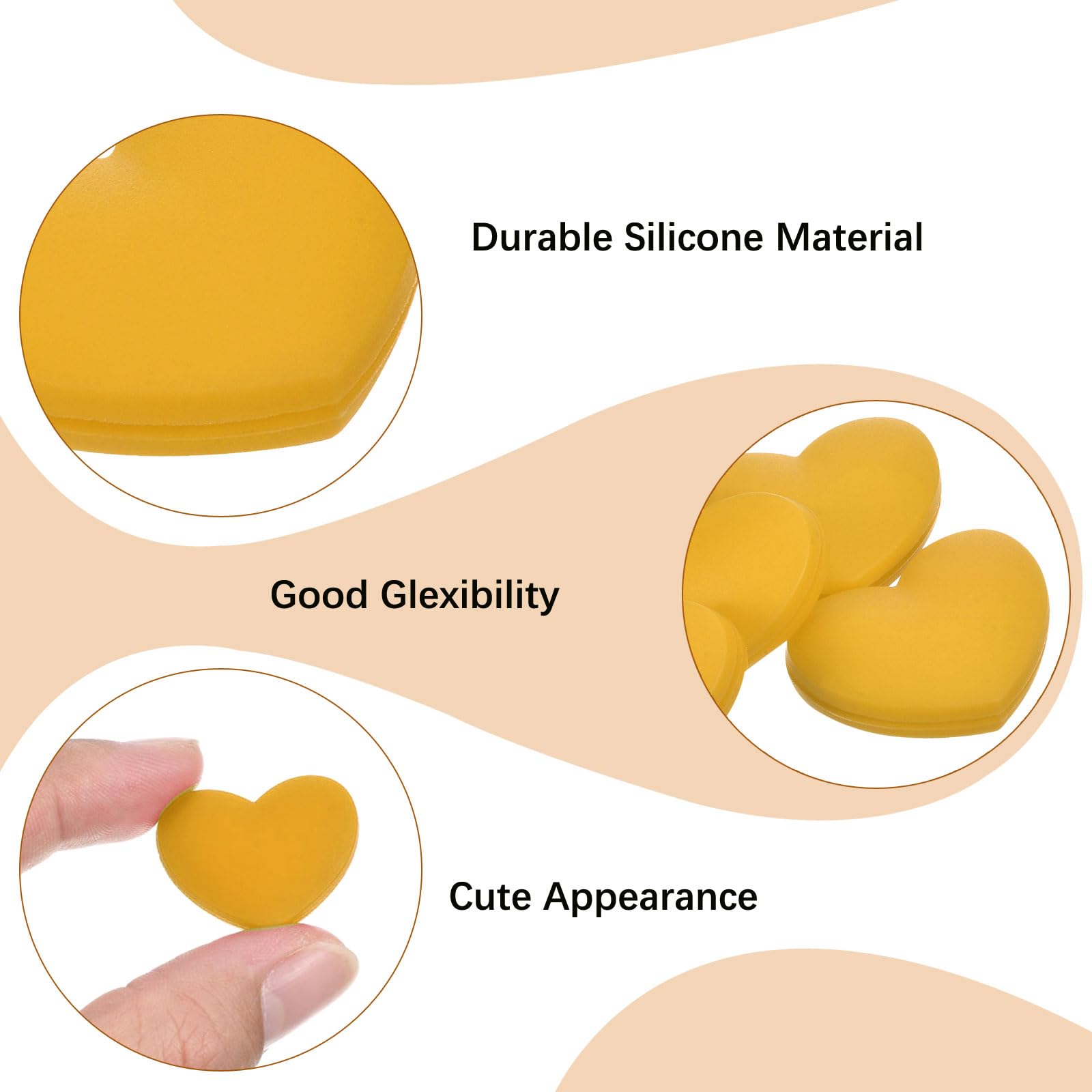 Racchetta da tennis antivibrazioni, ammortizzatore in morbido silicone per racchetta da tennis, a forma di cuore