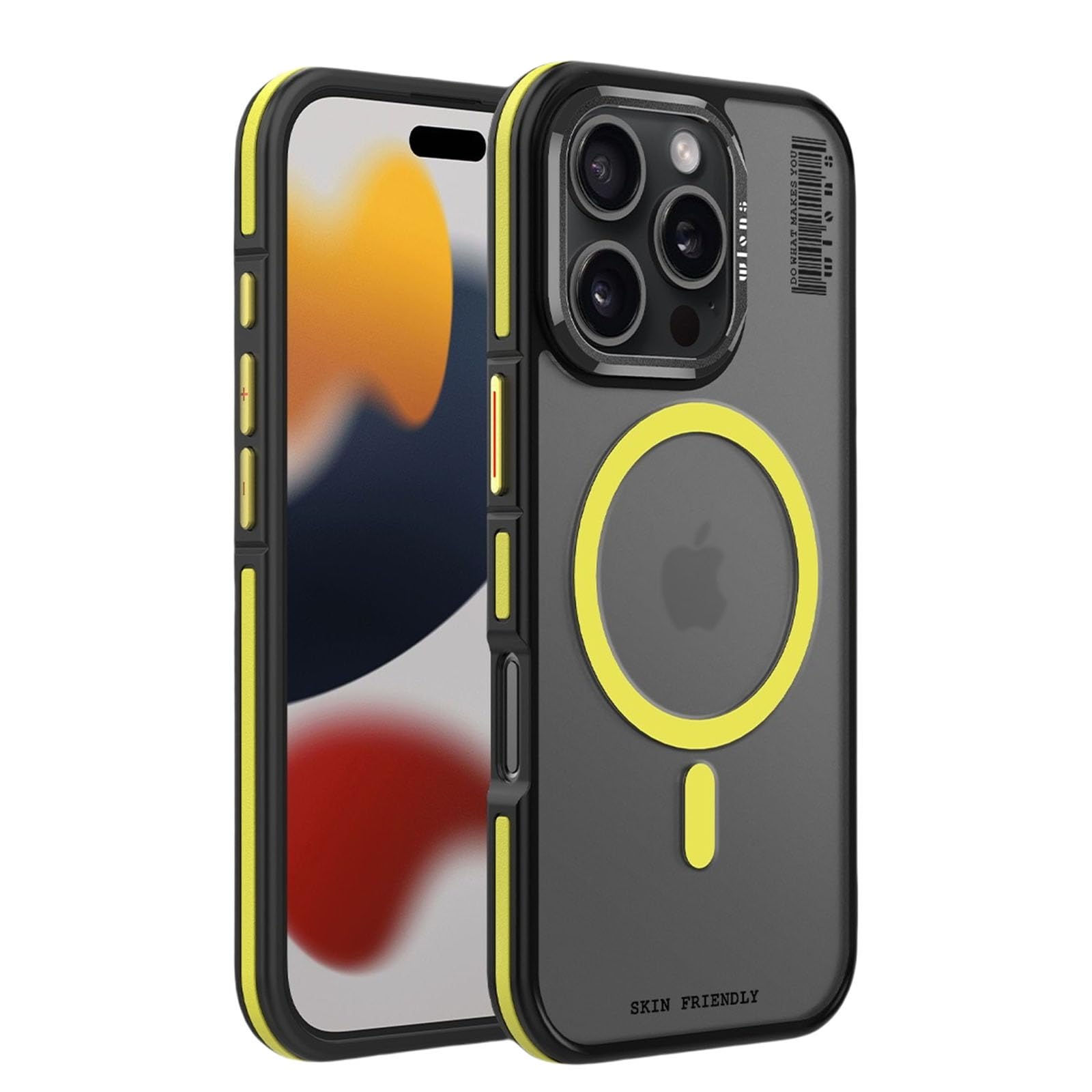 Coque iPhone 16 Pro Max antichoc militaire 3m MagSafe jaune 16 - 8