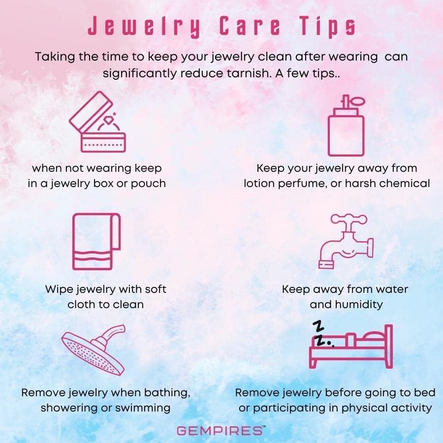 Gempires Heart Drop Earrings for Women – Gold Plated Dangle Gemstone Jewellery | Lightweight, Handmade, Hypoallergenic Gifts - Image 9