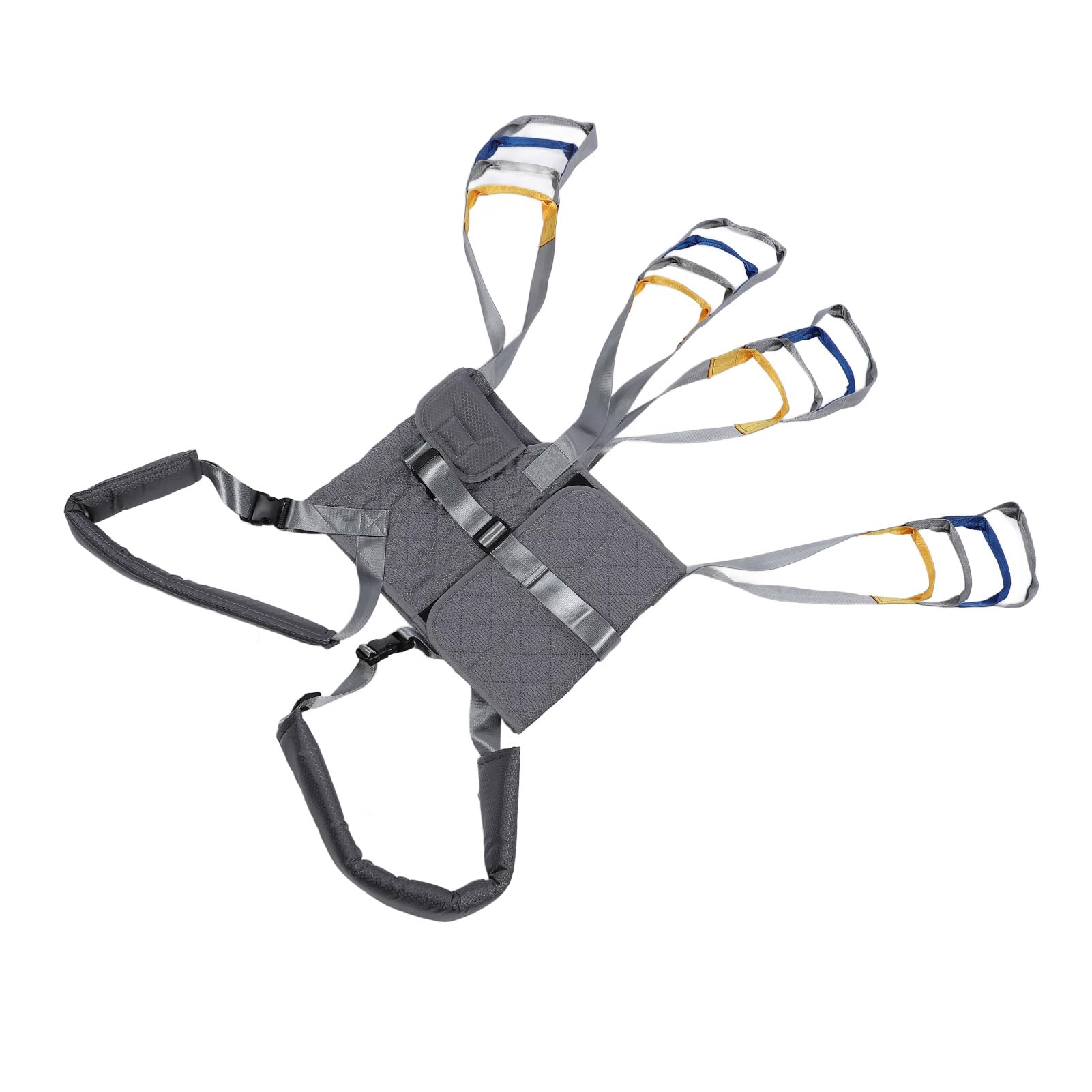 Eslinga para Caminar con Elevación Ajustable para Adultos Arnés de Pie de Cuerpo Completo Acolchado, Diseñado con Cierre de Hebilla de Gancho y Bucle, Adecuado para