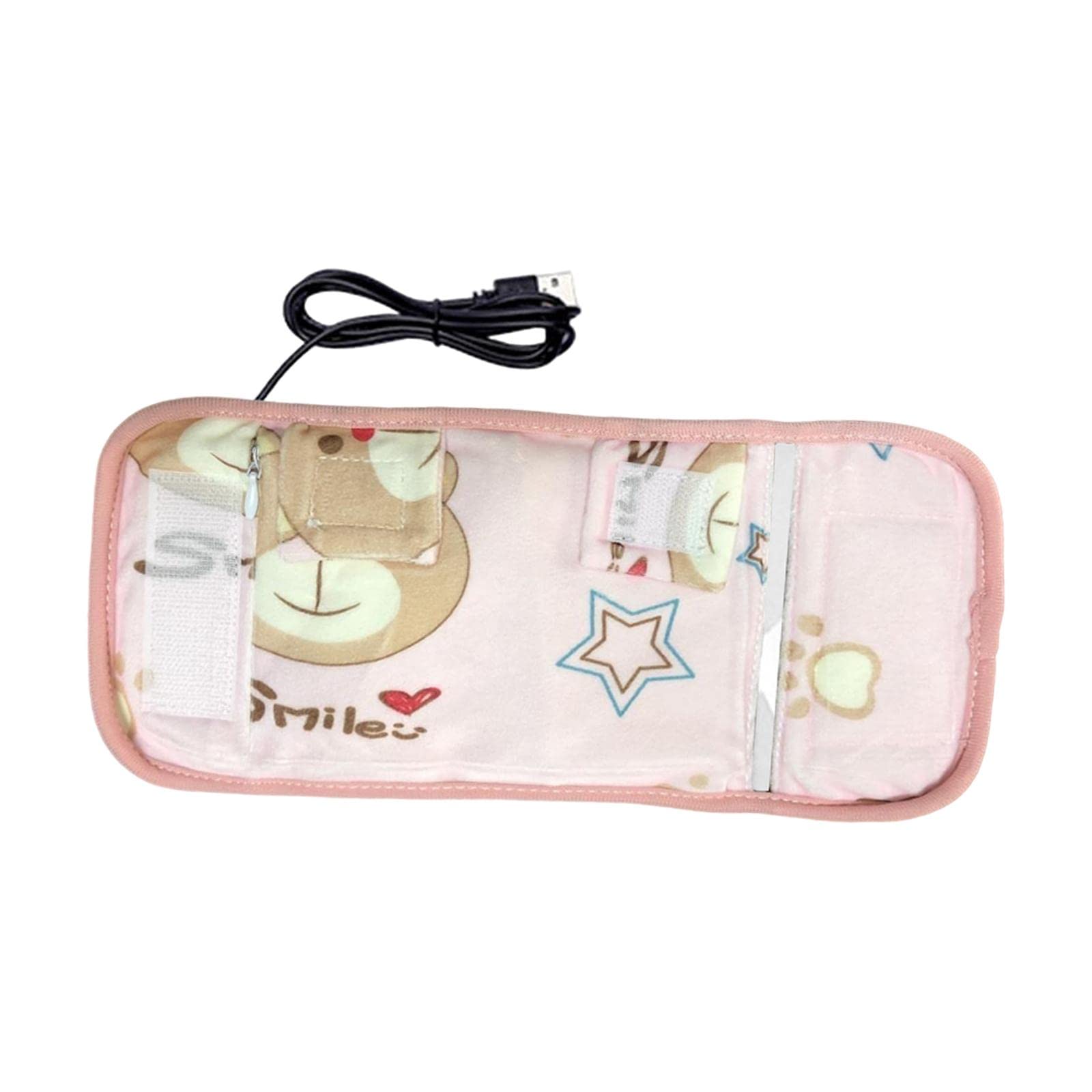 Portable USB Milk Heat Keeper with USB Cable for Outdoor Traveling Driving Pink| Baby|Feeding|Bottle & Food Warmers-image-48