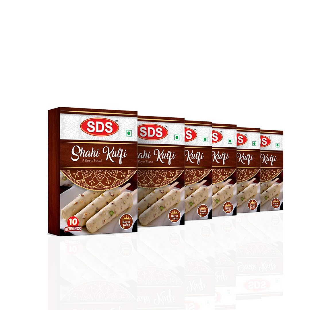 SDS Shahi Kulfi: Regal Indulgence in Every Bite - 150g -Pack of 6 (B0CJMCZNMP) Amazon Price History, Amazon Price Tracker