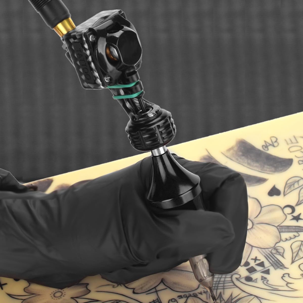 Máquina de Tatuar Rotativa en Bolígrafo, Conector Estándar