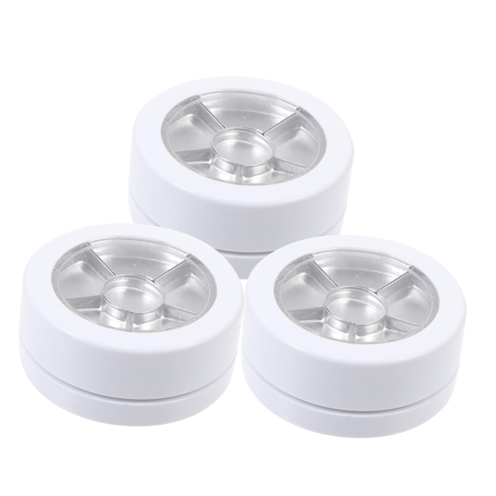 3pcs Dual-layer Cream Jars Makeup Containers for Ointments Lotions and Balsams Durable and Reusable Storage for Travel and