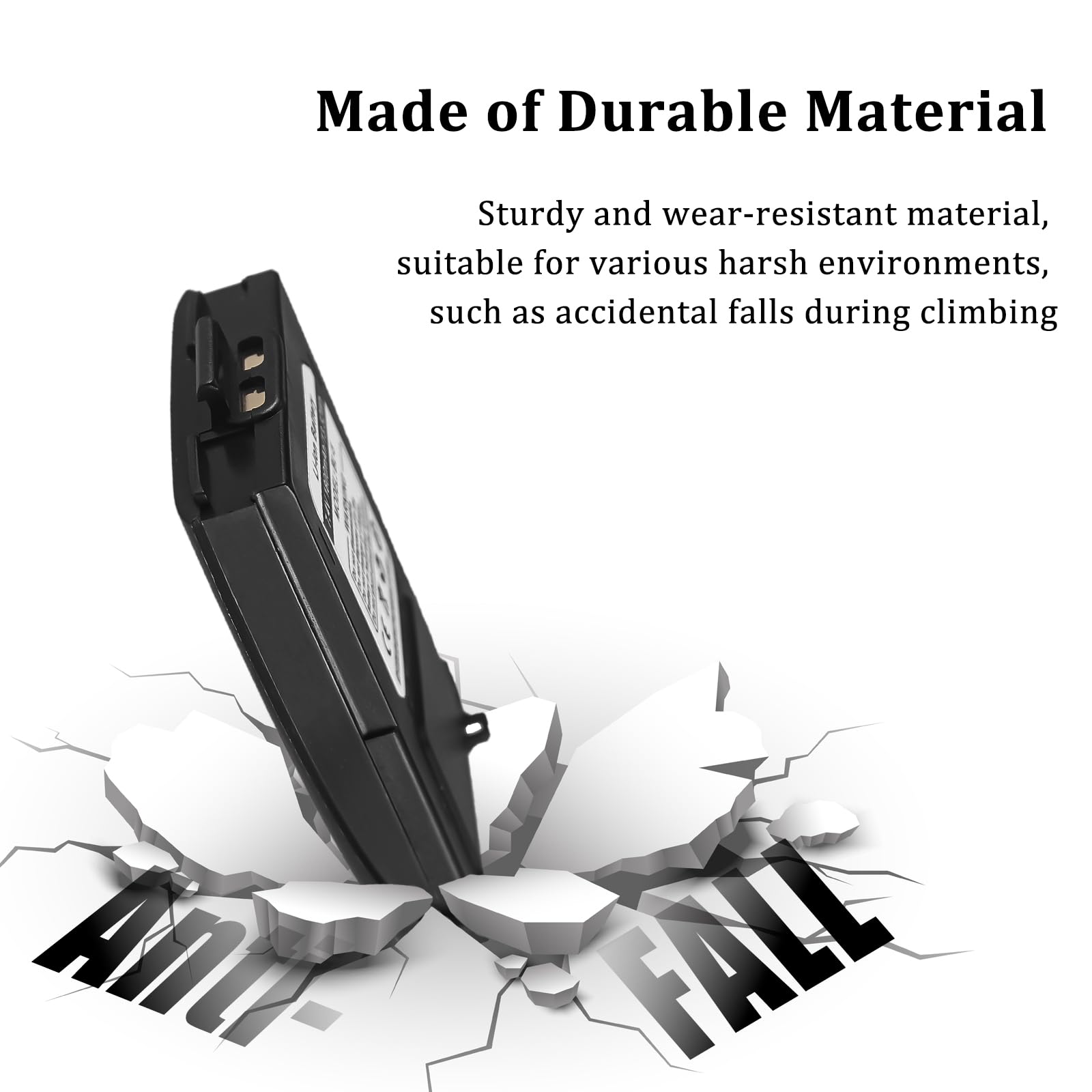 BAOFENG GT-3TP Battery 7.4V 1800mAh Li-ion Battery for Radio GT-3 Walkie Talkie Replacement