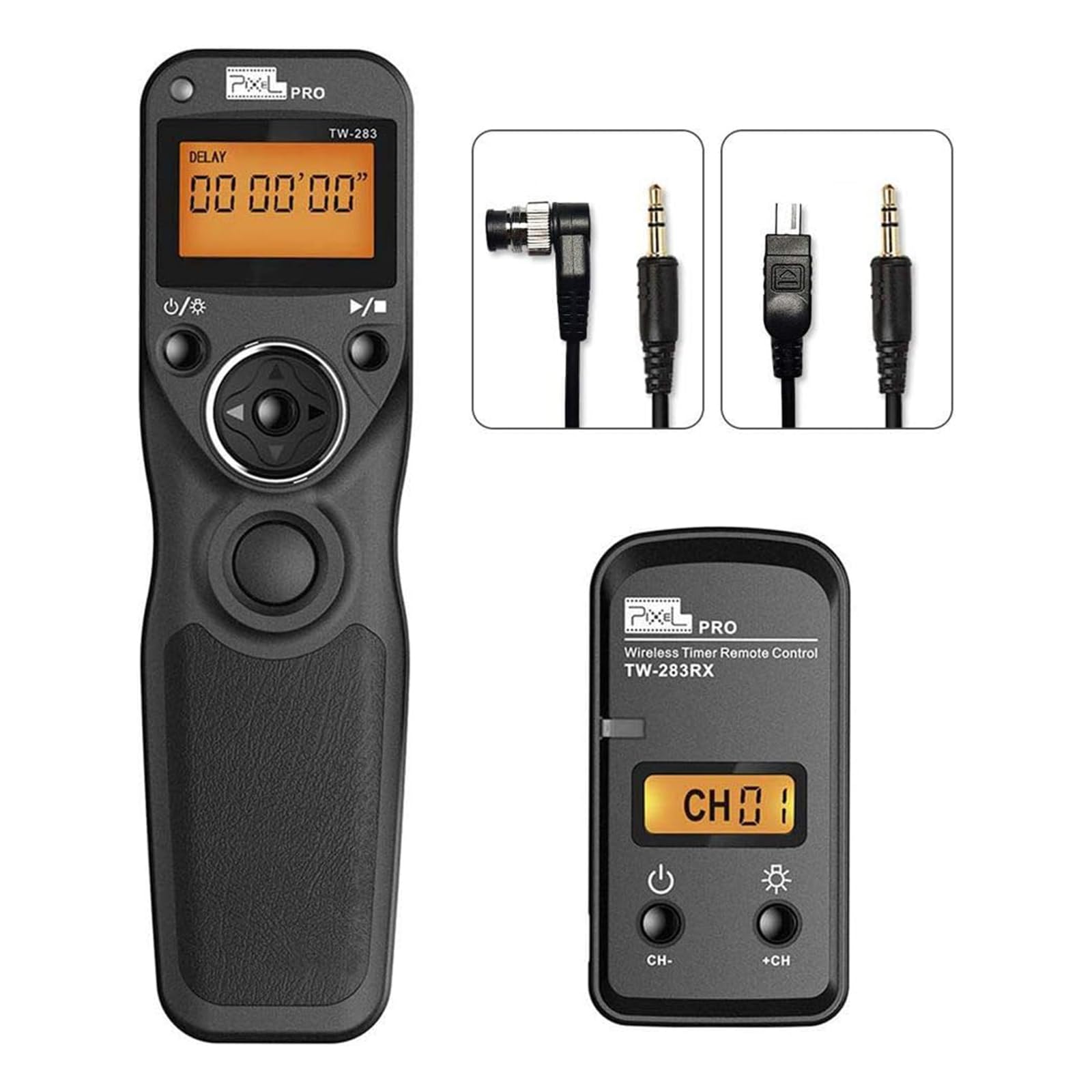 Pixel Telecomando Wireless RW-221/DC2 Per Nikon – Cavo Di Controllo Otturatore A 2.4 GHz, Distanza 100 M, Modalità Scatto Singolo, Continuo E BULB